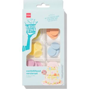 HEMA Versierplezier Eetbare Versierset - Confettifeest