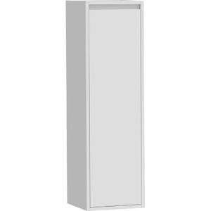 Brauer Adore Halfhoge Kast 120x35x35cm MDF - Hoogglans Wit - Rechtsdraaiend - Badkamermeubels - Kolom- En Zijkasten - Halfhoge Kasten - 8720359307286