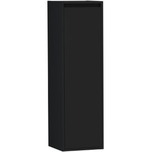 BRAUER Nexxt Badkamerkast - 120x35x35cm - 1 greep - loze linksdraaiende deur - MDF - mat zwart 7128
