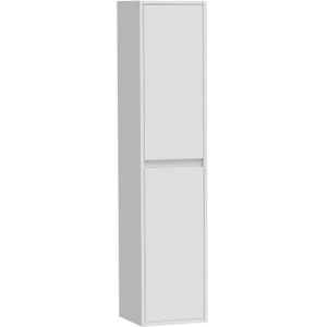 BRAUER Nexxt Badkamerkast - 160x35x35cm - 2 greep - loze links/rechtsdraaiende deuren - MDF - hoogglans wit 7145