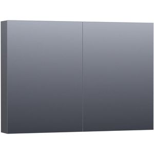 Tapo Dual spiegelkast 100 hoogglans grijs