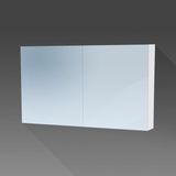 Tapo Dual spiegelkast 120 hoogglans wit