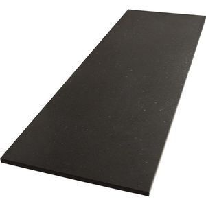 Brauer Vulcanic Topblad 140x46cm Natuursteen Basalt - Badkamermeubels - Wastafelbladen - 8720359346520