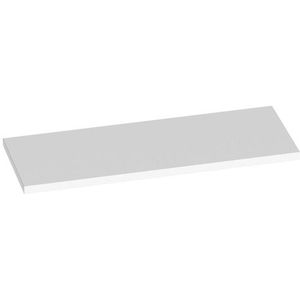 Brauer Ocean Medium Topblad 120x46cm MDF - Mat Wit (36 Mm) - Badkamermeubels - Wastafelbladen - 8720359348227