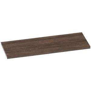 BRAUER MFC Wastafelblad - 120x46x4cm - zonder kraangat - MFC - burned bark 2325-36