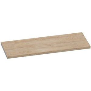 Brauer Ocean Medium Topblad 120x46cm MFC - Forest Wheat (36 Mm) - Badkamermeubels - Wastafelbladen - 8720359349101