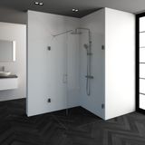 Tapo Creative vierkante douchecabine 2 delig 90x90 chroom