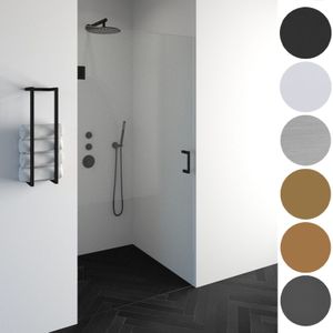 Nisdeur compleet just creating profielloos 70x200 cm mat zwart