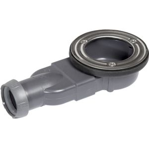 Sanitop - Wirquin Extra Ondiep - Sifon - Grijs - 5,8 cm Inbouwdiepte