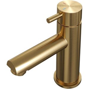 Brauer Gold Edition Wastafelkraan - Hendel 5 - Geborsteld Goud PVD