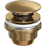 Brauer Gold Edition pop-up klikplug geborsteld goud PVD