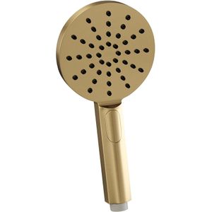 Brauer Gold Edition 3 Standen Handdouche Rond - Geborsteld Goud PVD