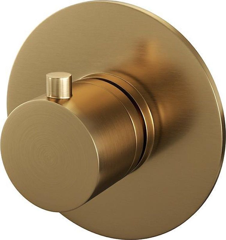 Brauer - Gold Edition - Inbouwthermostaat - Geborsteld Messing PVD
