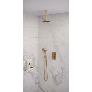 Brauer - Gold Edition - Inbouw Regendouche Set - Messing Geborsteld PVD
