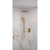 Brauer - Gold Edition - Inbouw Regendouche - Messing Geborsteld PVD - 3 Standen Handdouche