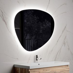 TAIANJI 2PCS Spiegeltegels Elk Spiegel Spiegeltegels Zelfklevendspiegel Om Te Plakken, Hoge Heldere Spiegel Flexibele Hd-Spiegelmuursticker voor Huisdecoratie (40 x 30 cm