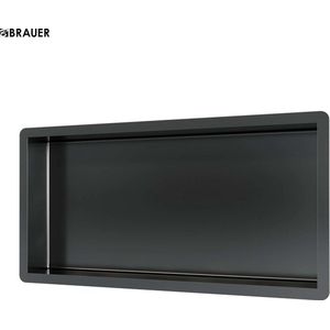 Brauer Gunmetal Edition Inbouw Nis 30x60cm Gunmetal Geborsteld PVD