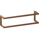 BRAUER Combi Handdoekrek - Geborsteld Koper - 60x15x15cm - Horizontaal/Verticaal