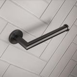 Brauer Toiletrolhouder Gunmetal Geborsteld