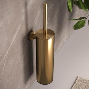 Brauer Gold Edition Toiletborstelhouder - wand - PVD - geborsteld goud 5-GG-151