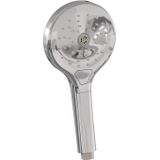 Brauer Chrome Carving Staande Badkraan - handdouche rond 3 standen - 2 carving knoppen -chroom 5-CE-084-2