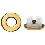 Brauer - Overloopring - Goud - Geborsteld - Geschikt voor Overloopgaten