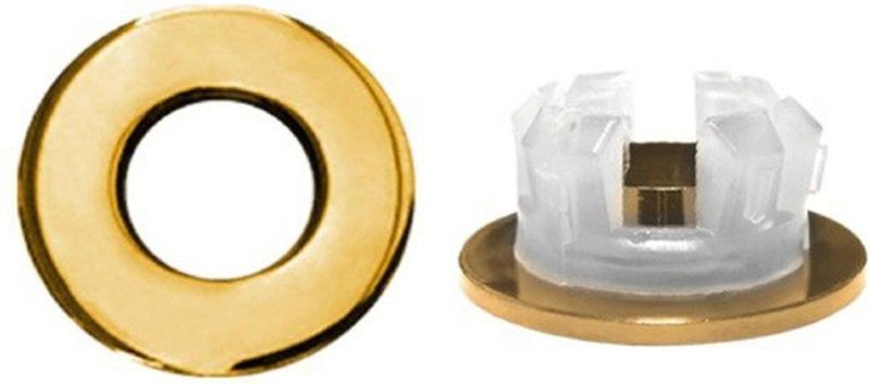 Brauer - Overloopring - Goud - Geborsteld - Geschikt voor Overloopgaten