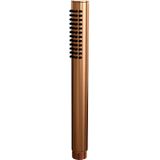 Regendoucheset opbouw brauer copper carving 20 cm thermostatisch met staaf handdouche geborsteld koper