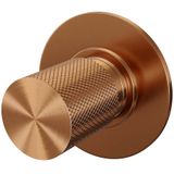 Brauer Copper Carving ronde stopkraan koper