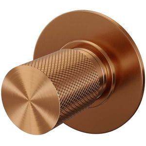 Brauer Copper Carving ronde stopkraan koper