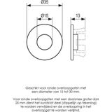 Brauer Overloopring Mat Zwart