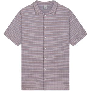 Law of the Sea Overhemd Korte Mouw - Paars