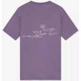 LAW OF THE Sea, Heren, Tops, Paars, Maat: XS