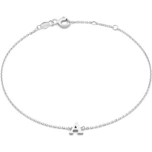 Isabel Bernard  14 Karaat Witgouden Armband  met letter F Dames  Saint Germain  IB320041-F