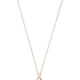 Isabel Bernard  14 Karaat Rosé Gouden Ketting  met letter D Dames  La Concorde  IB340062-D