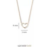Isabel Bernard - La Concorde Amore - Ketting - Roségoud - 40+4 CM