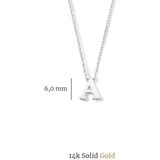 Isabel Bernard - Saint Germain Chloé - Ketting - Witgoud - 38 - 43 CM