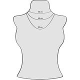 Isabel Bernard - Saint Germain Chloé - Ketting - Witgoud - 38 - 43 CM