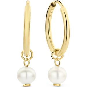 Isabel Bernard Belleville Luna 14 Karaat Gouden Oorbellen IB360087