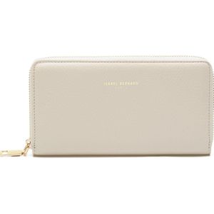 Isabel Bernard - IB23012 - Ritsportemonnee - Beige - Kalfsleer