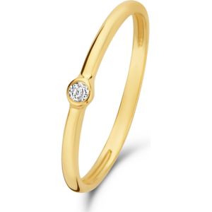 Isabel Bernard Rivoli Aélys 14 karaat gouden stacking ring IB330076