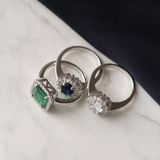 Parte Di Me - Mia Colore Verdi - Ring - Groen - Zilver