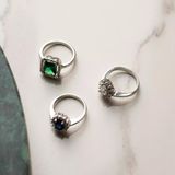 Parte Di Me - Mia Colore Verdi - Ring - Groen - Zilver