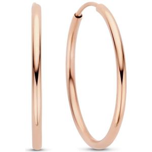 Isabel Bernard - La Concorde Cerise - Oorringen - Rosé Goud - 14 Karaat