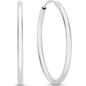 Isabel Bernard - Saint Germain Cerise - Oorringen - Witgoud - 14 Karaat