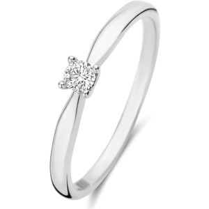 Isabel Bernard - De la Paix - Ring - Witgoud - Diamant 0.10 karaat