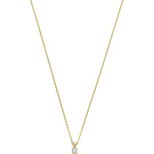 Isabel Bernard - Celesse - Ketting - Goud - Diamant 0.07 karaat