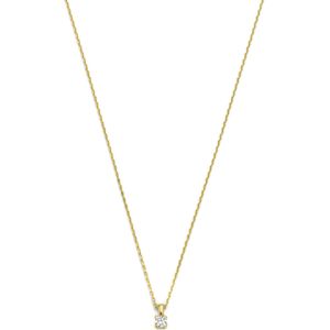 Isabel Bernard - De la Paix - Ketting - Goud - Diamant 0.10 karaat