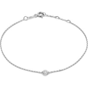 Isabel Bernard De la Paix - Dames Armband - Witgoud - 14 Karaat - Diamant 0.05 ct