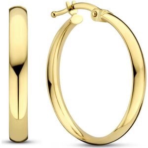 Isabel Bernard Rivoli Estrella 14 karaat gouden oorringen (20 mm) voor dames